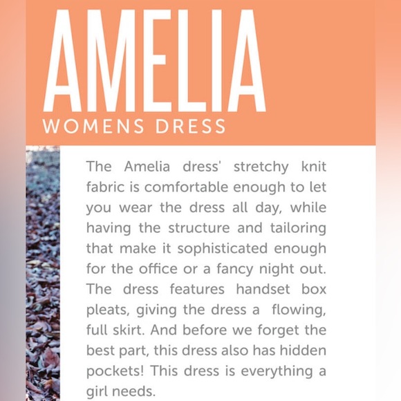 Sage green striped Amelia Dress - Picture 7 of 7